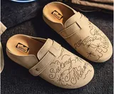 Mules à enfiler pour homme avec motif monogramme — miniature 5