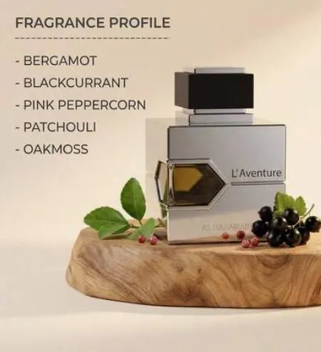 Al Haramain L’Aventure Original – Parfum boisé et frais pour homme